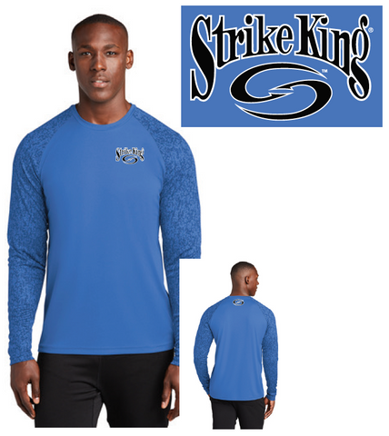 Royal Blue Long Sleeve Moisture Wicking Shirt - SK ST460LS
