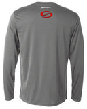 Charcoal Long Sleeve Moisture Wicking Shirt - CW26C