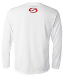 White Long Sleeve Moisture Wicking Shirt - CW26W