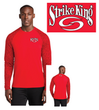Red Long Sleeve Moisture Wicking Shirt - SK ST460LS