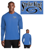 Royal Blue Long Sleeve Moisture Wicking Shirt - SK ST460LS