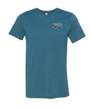 Short Sleeve T-Shirt "TIE ONE ON!" - Heather Deep Teal - SK3001HDT